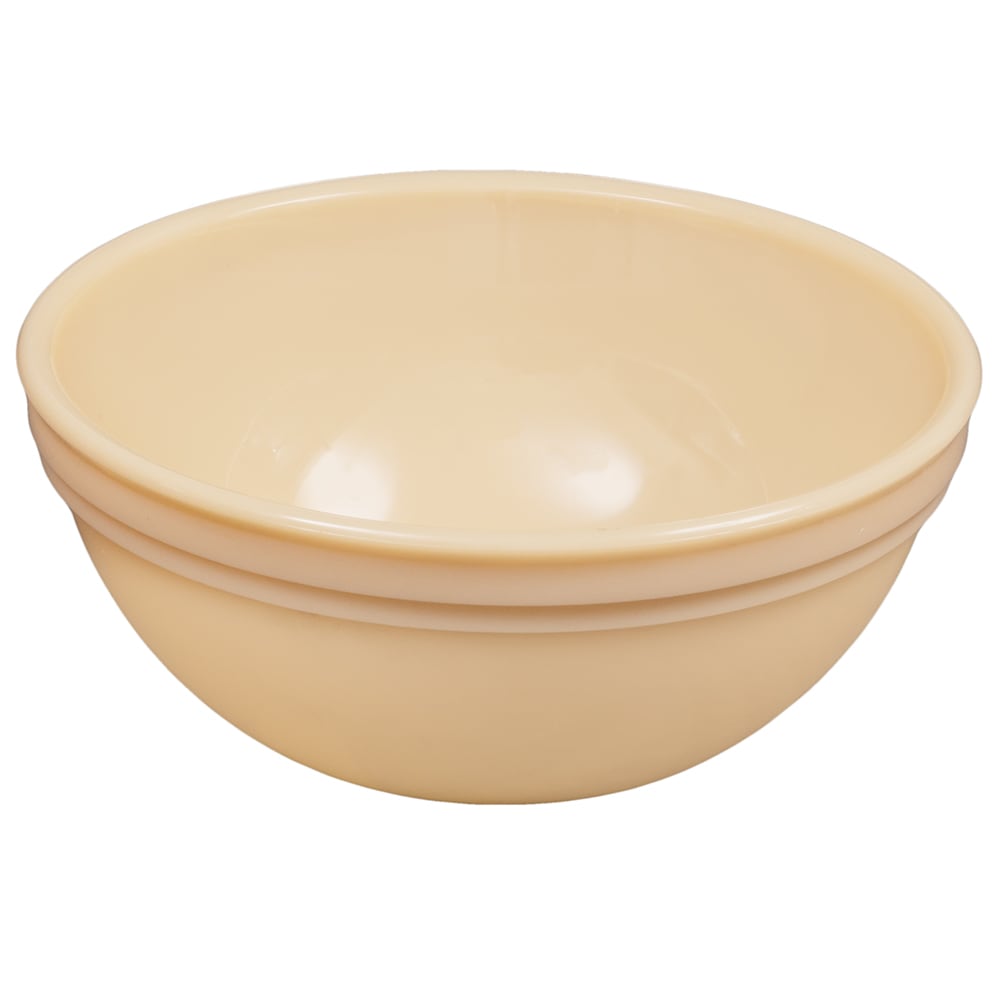 Cambro 50CW133 15 3/10 oz Round Camwear® Nappie Bowl - Plastic, Beige