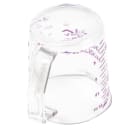 Cambro 50MCCW441 1 pint Measuring Cup - Allergen-Free, Polycarbonate, Clear thumbnail 6