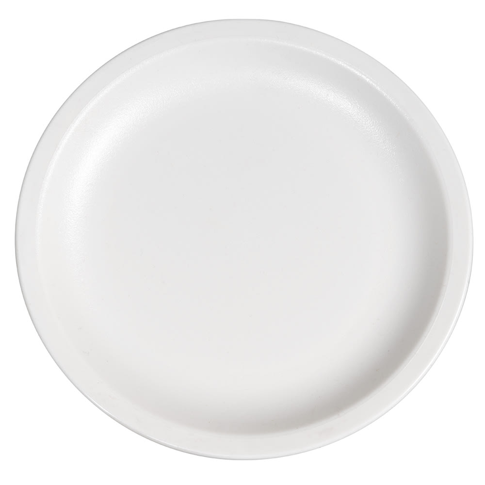 Cambro 55CWNR148 5 1/2" Round Plastic Plate, White