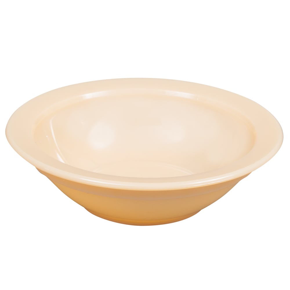 Cambro 60CW133 10 9/10 oz Round Plastic Grapefruit Bowl, Beige