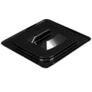 Cambro 60CWCH110 Camwear Food Pan Cover - 1/6 Size, Flat with Handle, Black thumbnail 5