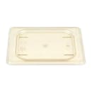 Cambro 60HPC150 H-Pan Food Pan Cover - 1/6 Size, Non-Stick, Flat, Amber thumbnail 3