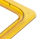 Cambro 60HPL150 FlipLid Hot Food Pan Cover - 1/6 Size, Hinged, Amber thumbnail 5