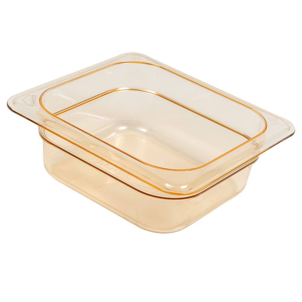 Cambro 62HP150 2 1/2"D Sixth Size High Temp Food Pan - Non Stick