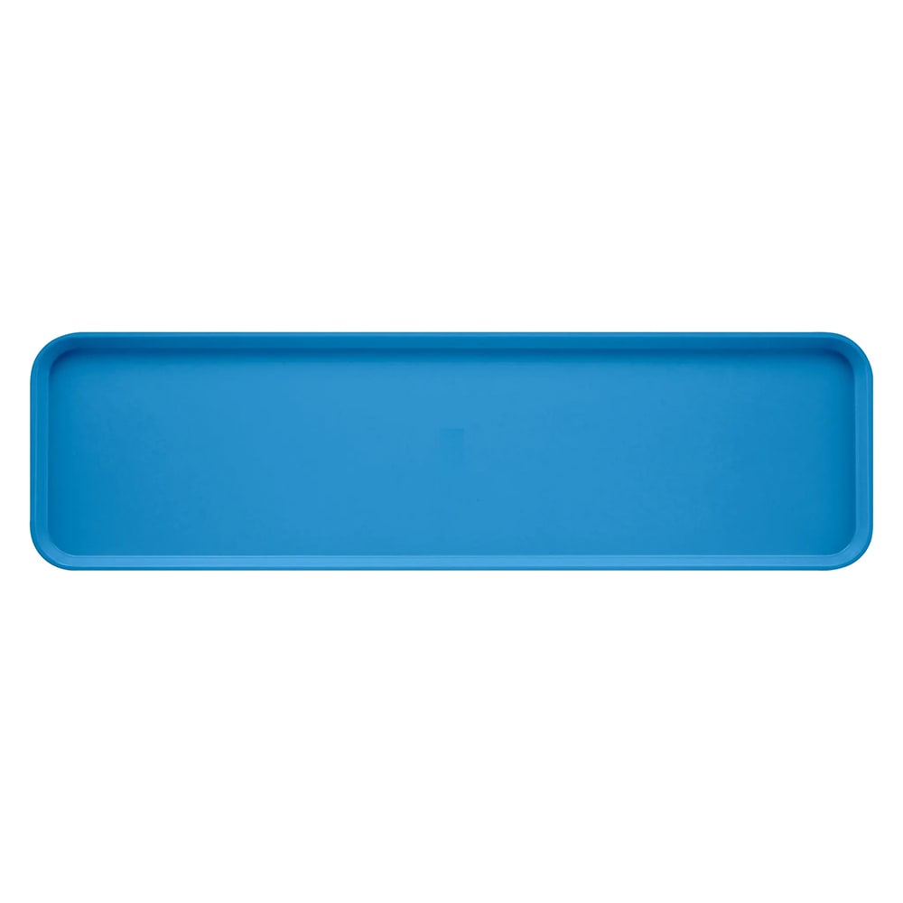 Cambro 6302MT142 Rectangular Display Market Pan - 6 9/16" x 30" x 2", Blue