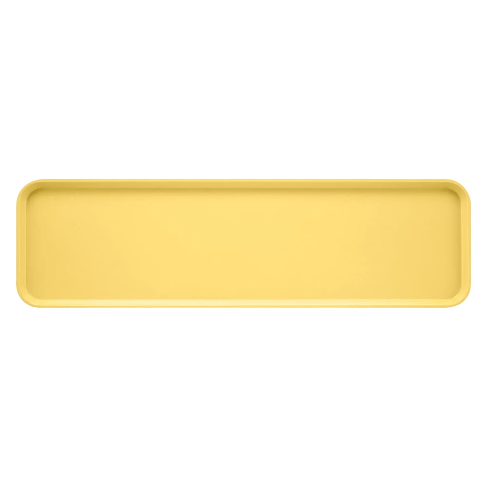 Cambro 6302MT145 Rectangular Display Market Pan - 6 9/16" x 30" x 2", Yellow