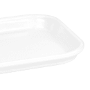 Cambro 630MT148 Rectangular Display Market Pan - 6 7/16" x 30" x 3/4", White thumbnail 4