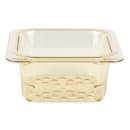 Cambro 63CLRHP150 H-Pan Colander - 1/6 Size, 3"D, Amber thumbnail 3