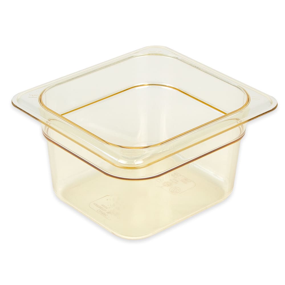 Cambro 64HP150 4"D Sixth Size High Temp Food Pan - Non-Stick