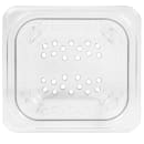 Cambro 65CLRCW135 Camwear Colander - 1/6 Size, 5"D, Clear thumbnail 3