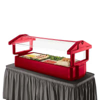 Cambro 6FBRTT110 62 7/8" Cold Food Bar - (5) Pan Capacity, Table Top, Black thumbnail 3