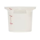 Cambro 6RFSPROPP190 6 qt CamRound® FreshPro Round Storage Container - Polypropylene, Translucent thumbnail 3