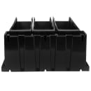 Cambro 6RS6110 Condiment Organizer w/ (6) Bins - Black thumbnail 5