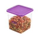 Cambro 6SFSCW441 6 qt Square Food Storage Container - CamSquare®, Allergen-Free, Polycarbonate, Clear thumbnail 8