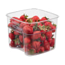 Cambro 6SFSPROCW135 6 qt FreshPro Square Food Storage Container - CamSquare®, Polycarbonate, Red Graduation thumbnail 5