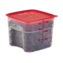 Cambro 6SFSPROPP190 6 qt FreshPro Square Food Storage Container - CamSquare®, Polypropylene, Translucent thumbnail 4