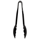 Cambro 6TGS110 6"L Plastic Utility Tongs, Black thumbnail 2