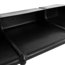 Cambro 730SR110 Partitioned Speed Rail - 7 Bottle, 29x6 1/2x14 5/8" Black thumbnail 3