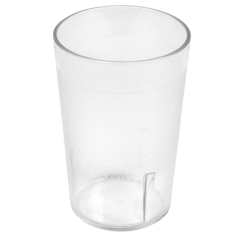 Cambro 800P2152 7 4/5 oz Clear Textured Plastic Tumbler