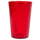 Cambro 800P2156 7 4/5 oz Ruby Red Textured Plastic Tumbler thumbnail 2