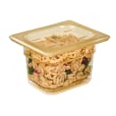 Cambro 80HPC150 H-Pan™ 1/8 Size Food Pan Cover, Amber thumbnail 2