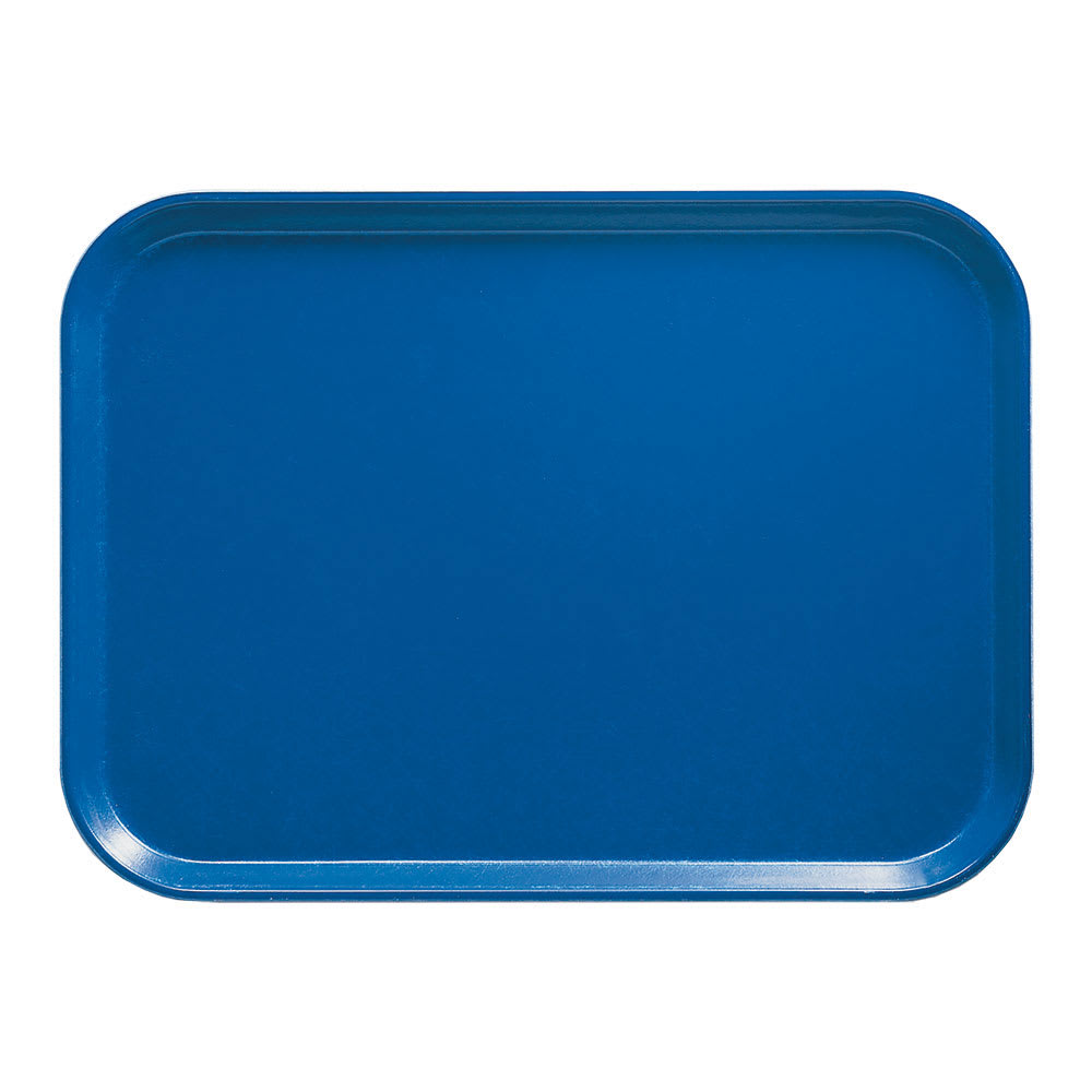 Cambro 810123 Fiberglass Camtray® Cafeteria Tray - 9 4/5"L x 8"W, Amazon Blue
