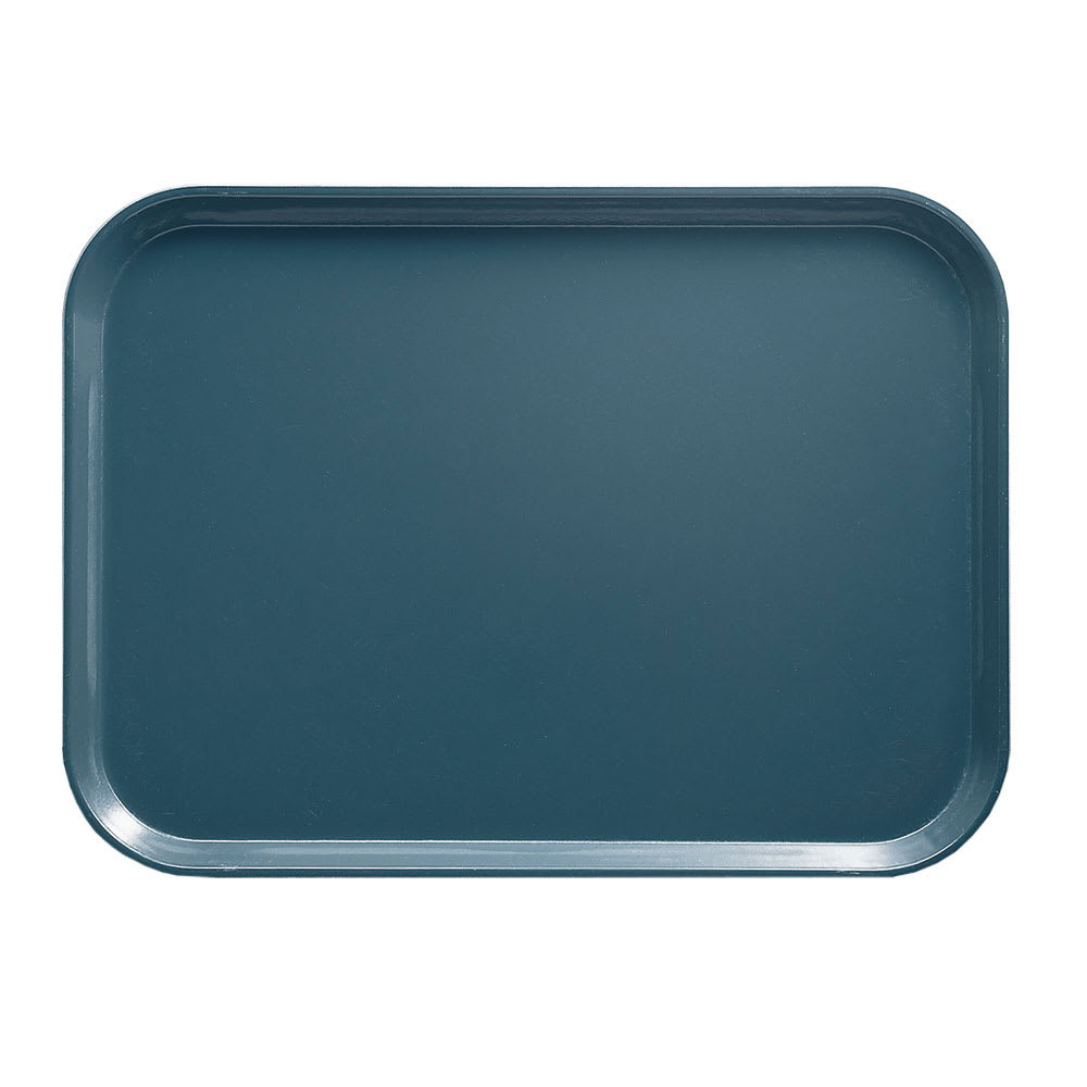 Cambro 810401 Fiberglass Camtray® Cafeteria Tray - 9 4/5"L x 8"W, Slate Blue