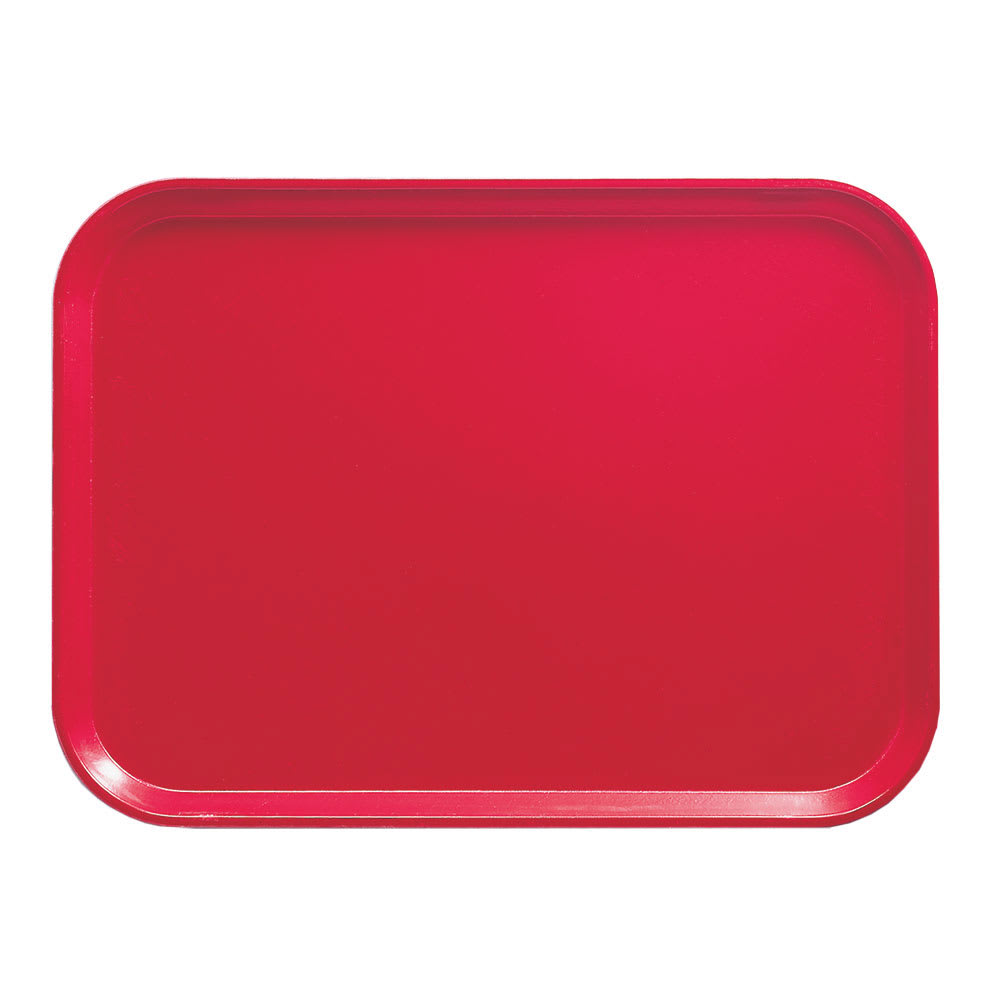 Cambro 810521 Fiberglass Camtray® Cafeteria Tray - 9 4/5"L x 8"W, Cambro Red