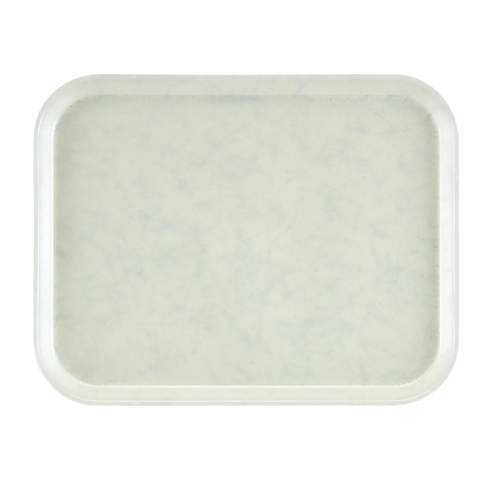 Cambro 810531 Fiberglass Camtray® Cafeteria Tray - 9 4/5"L x 8"W, Galaxy Antique Parchment Silver