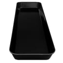 Cambro 8262MT110 Rectangular Market Display Pan - 8 3/8" x 25 1/2" x 2", Black thumbnail 4