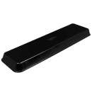 Cambro 8262MT110 Rectangular Market Display Pan - 8 3/8" x 25 1/2" x 2", Black thumbnail 5