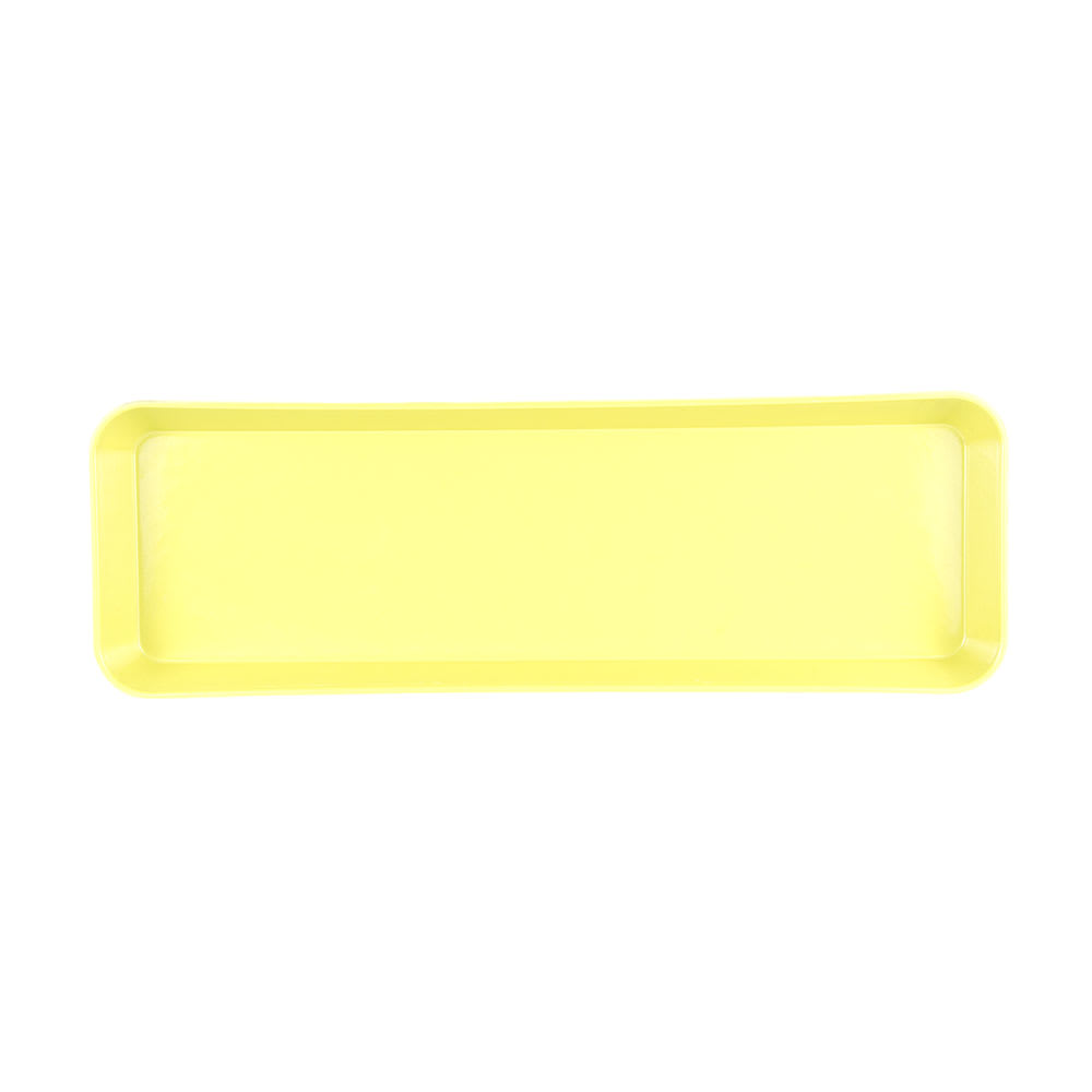 Cambro 8262MT145 Rectangular Market Display Pan - 8 3/8" x 25 1/2" x 2", Yellow