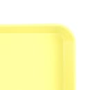 Cambro 8262MT145 Rectangular Market Display Pan - 8 3/8" x 25 1/2" x 2", Yellow thumbnail 4