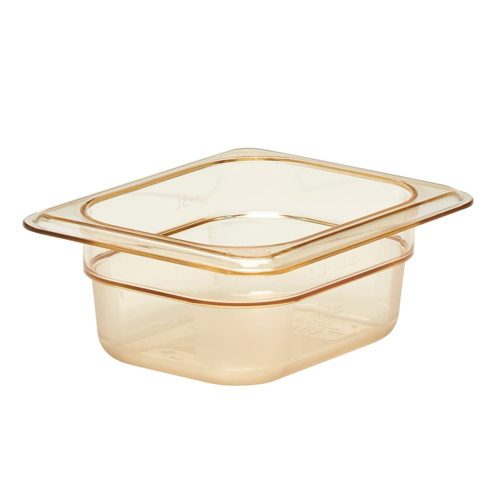Cambro 82HP150 2 1/2"D Eighth Size High Temp Food Pan - Non-Stick
