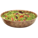 Cambro 8F301 8" Round Salad Bowl - 31 1/5 oz Round Capacity, Dark Basketweave thumbnail 2