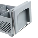 Cambro 8FB434151 Flatware Washing Basket with Handles - Half Size, 8 Compartment, Soft Gray thumbnail 5