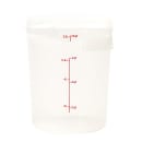 Cambro 8RFSPROPP190 8 qt CamRound® FreshPro Round Storage Container - Polypropylene, Translucent thumbnail 2