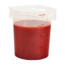 Cambro 8RFSPROPP190 8 qt CamRound® FreshPro Round Storage Container - Polypropylene, Translucent thumbnail 6