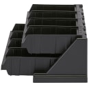Cambro 8RS8110 Condiment Organizer w/ (8) Bins - Black thumbnail 2
