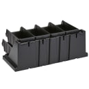Cambro 8RS8110 Condiment Organizer w/ (8) Bins - Black thumbnail 3
