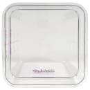 Cambro 8SFSCW441 8 qt Square Food Storage Container - CamSquare®, Allergen-Free, Polycarbonate, Clear thumbnail 4