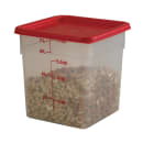 Cambro 8SFSPP190 8 qt Square Food Storage Container - CamSquare®, Translucent thumbnail 2