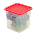 Cambro 8SFSPP190 8 qt Square Food Storage Container - CamSquare®, Translucent thumbnail 8