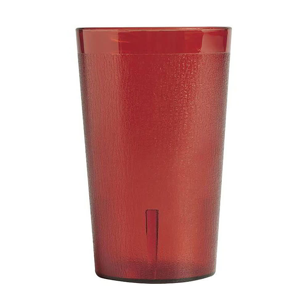 Cambro 900P2156 9 7/10 oz Ruby Red Textured Plastic Tumbler