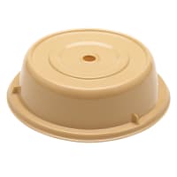 Cambro 9013CW153 10" Round Camwear Plate Cover - 2 3/4"H, Amber thumbnail 2