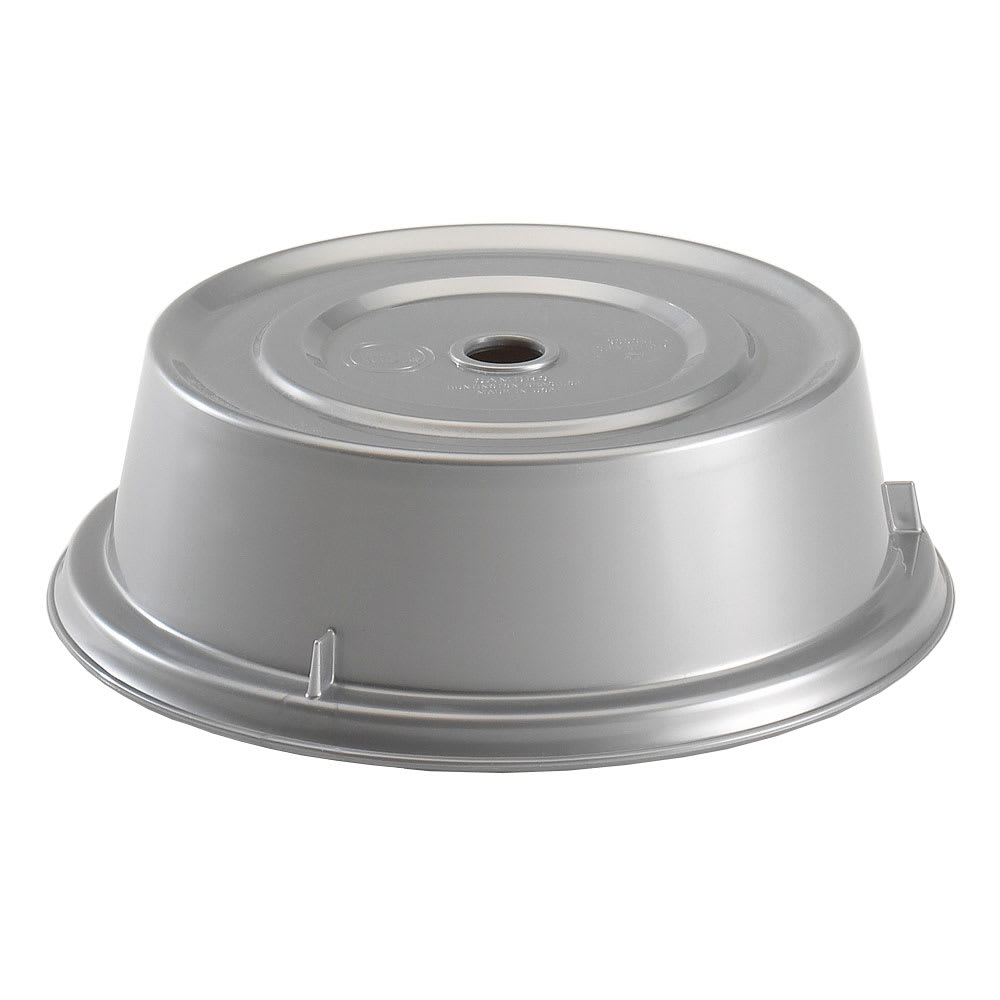 Cambro 9013CW486 10" Round Camwear Plate Cover - 2 3/4"H, Silver