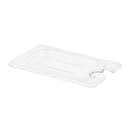 Cambro 90CWCN135 Camwear Food Pan Cover - 1/9 Size, Flat, Notched, Clear thumbnail 5