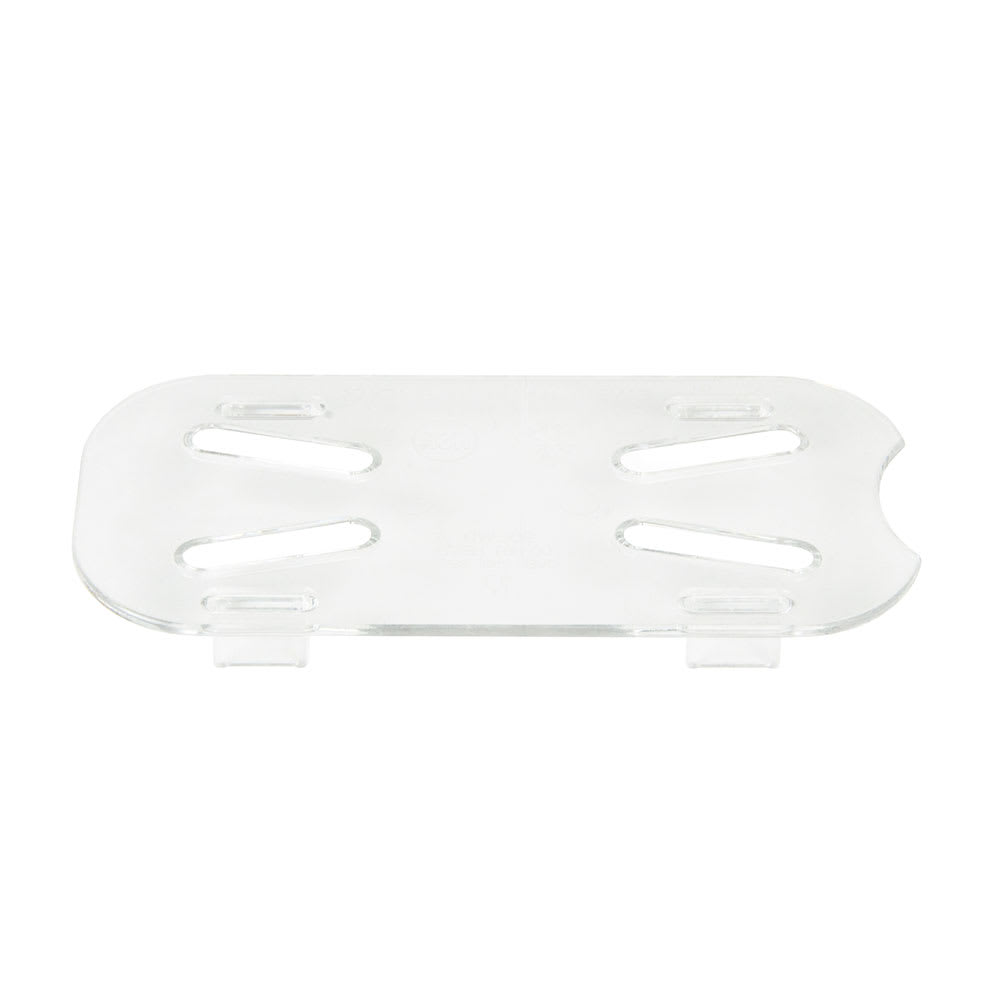 Cambro 90CWD135 Camwear Food Pan Drain Shelf - 1/9 Size, Clear
