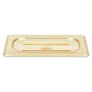 Cambro 90HPC150 H-Pan Food Pan Cover - 1/9 Size, Non-Stick, Flat, Amber thumbnail 3