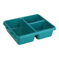 Cambro 9113CP161 Plastic Meal Delivery Tray w/ (3) Compartments, 8 7/8" x 10 11/16", Tan thumbnail 2